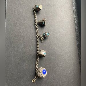 Vintage Etruscan Charm Bracelet